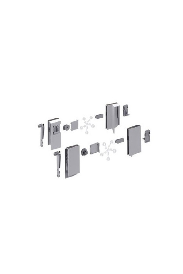 Комплект адаптеров DesignSide 144мм для ящиков InnoTech Atira темно-серый 9196319 Hettich