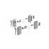 Комплект адаптеров DesignSide 144мм для ящиков InnoTech Atira темно-серый 9196319 Hettich