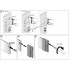 Комплект адаптеров DesignSide 144мм для ящиков InnoTech Atira темно-серый 9196319 Hettich