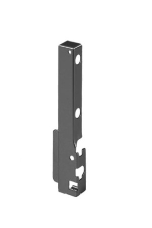 Держатель задней стенки ящика InnoTech Atira 144мм правый антрацит 9194638 Hettich