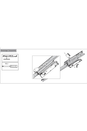 Комплект механизма Push to open Silent на 30кг для ящика AvanTech You 9257896 Hettich