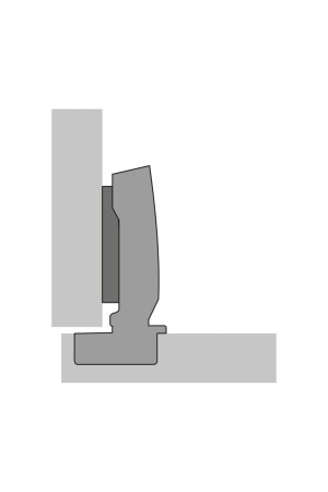 Хеттих/петля Sensys 8676 110гр накладная, для тонких фасадов, б/пружинная(50шт)/9094450