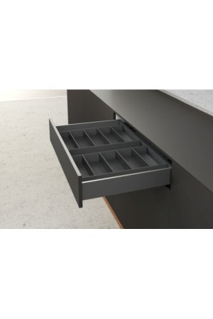 Лоток для столовых приборов OrgaTray 630 для ящиков AvanTech You 500мм антрацит 9278319 Hettich