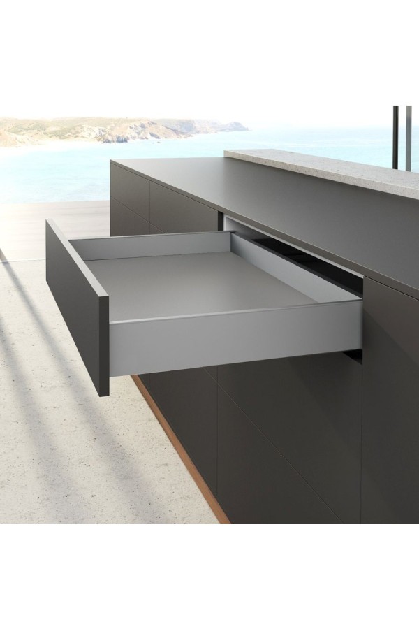 Выдвижной ящик AvanTech You 101*500мм, БЕЗ направляющих серебристый 9255249 Hettich