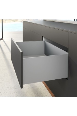 Выдвижной ящик AvanTech You 251*500мм, БЕЗ направляющих серебристый 9255276 Hettich