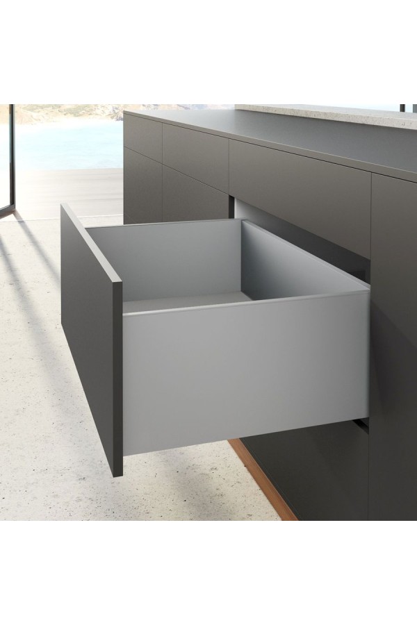 Выдвижной ящик AvanTech You 251*500мм, БЕЗ направляющих серебристый 9255276 Hettich