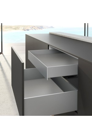 Фиксатор передней панели внутреннего ящика AvanTech You серебристый 9257734 Hettich