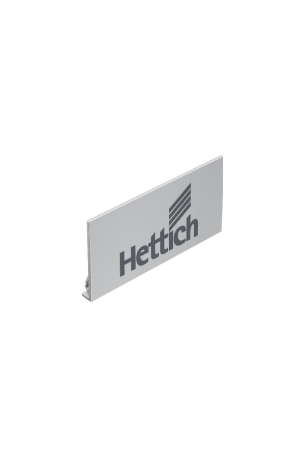 Заглушка на боковину ящика AvanTech You с логотипом Hettich, серебристый 9257703 Hettich