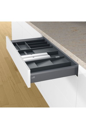 Держатель специй OrgaTray 270 для ящиков AvanTech You 450мм бук/антрацит 9278299 Hettich