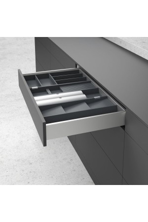 Держатель специй OrgaTray 270 для ящиков AvanTech You 450мм бук/антрацит 9278299 Hettich