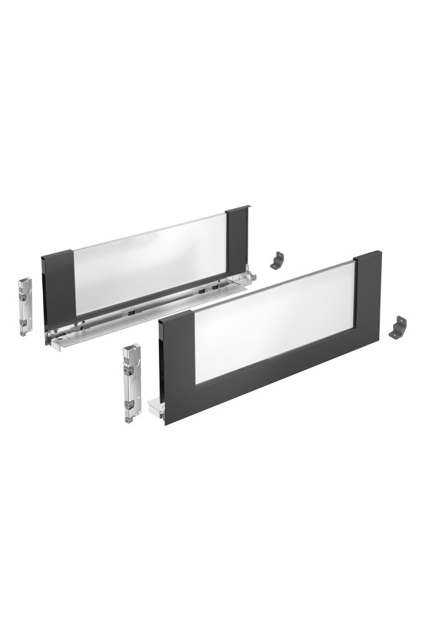 Выдвижной ящик AvanTech You Inlay 187*350мм, БЕЗ направляющих антрацит 9257187 Hettich