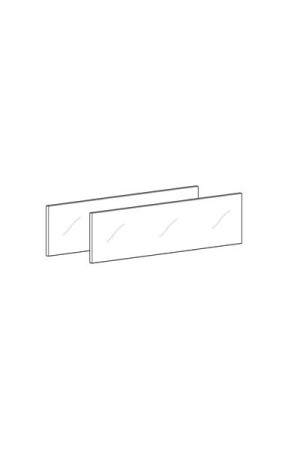 Хеттих/AvanTech You Inlay* стекло для боковины ящика 450мм /9283180