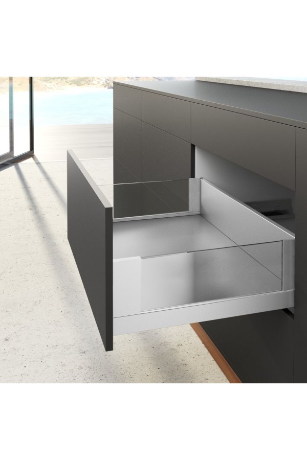 Выдвижной ящик AvanTech You Inlay 187*500мм, БЕЗ направляющих серебристый 9257176 Hettich