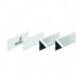 Заглушка белая с Вашим логотипом для ящиков InnoTech Atira серебристая 9315827 Hettich