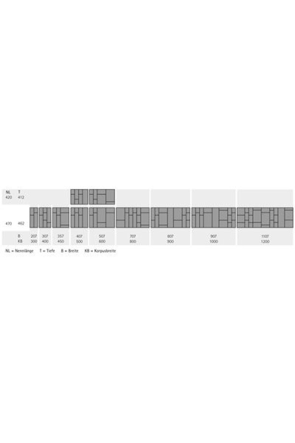 Хеттих/OrgaTray 590 лоток  д/ст приборов 900*470мм, антрацит/9194915
