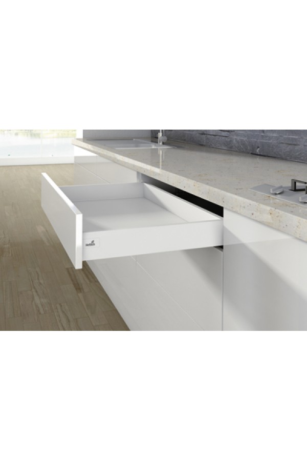Выдвижной ящик ArciTech 94*650мм, БЕЗ направляющих белый 9149306 Hettich