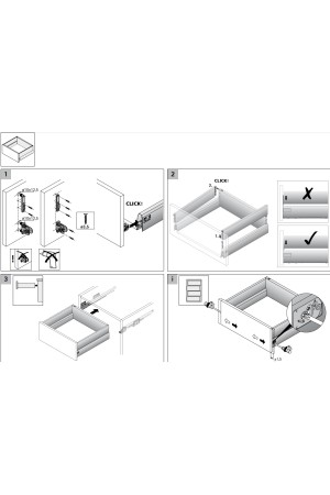Выдвижной ящик ArciTech с надставками Top Side 218/94*4500мм белый 9149332 Hettich