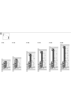 Выдвижной ящик ArciTech 94*450мм, БЕЗ направляющих белый 9149300 Hettich