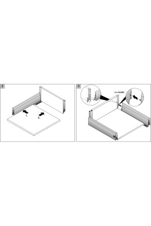 Выдвижной ящик ArciTech 94*450мм, БЕЗ направляющих белый 9149300 Hettich