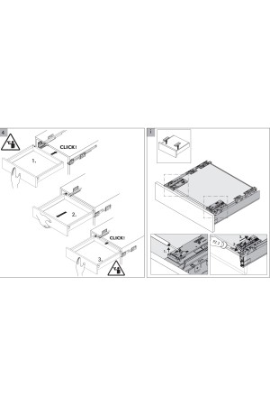 Комплект направляющих Actro для ящиков ArciTech с доводчиком 450мм 9240872 Hettich
