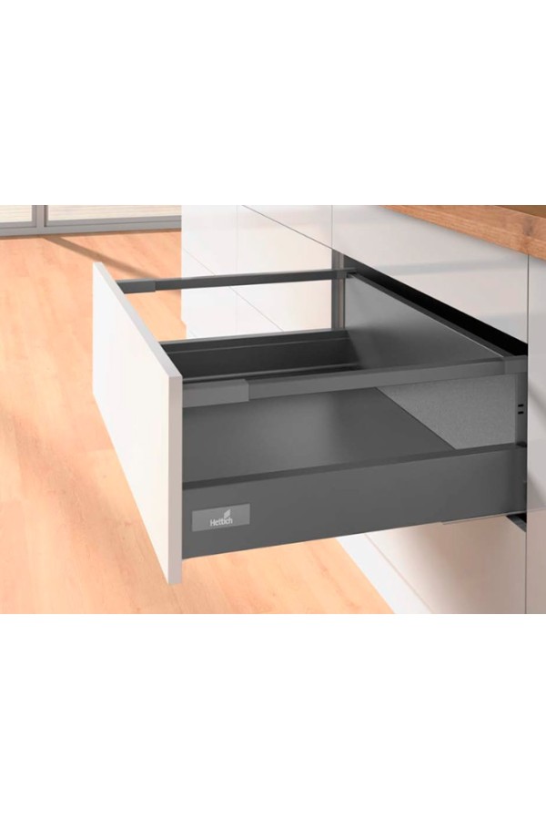 Хеттих/InnoTech Atira ящик 100% выдвижения 144*260мм, PUSH to open, антрацит/9336663