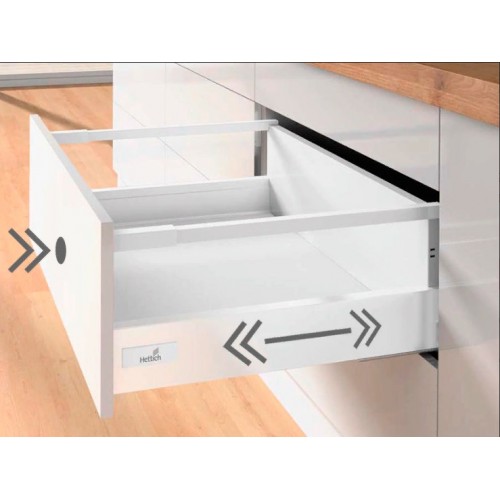 Хеттих/InnoTech Atira ящик 100% выдвижения 144*260мм, PUSH to open, белый/9336659
