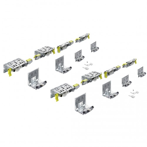 Хеттих/Top Line XL* комп фурнитуры для 4 дверей, толщина двери 18-30мм, 60кг/9278780