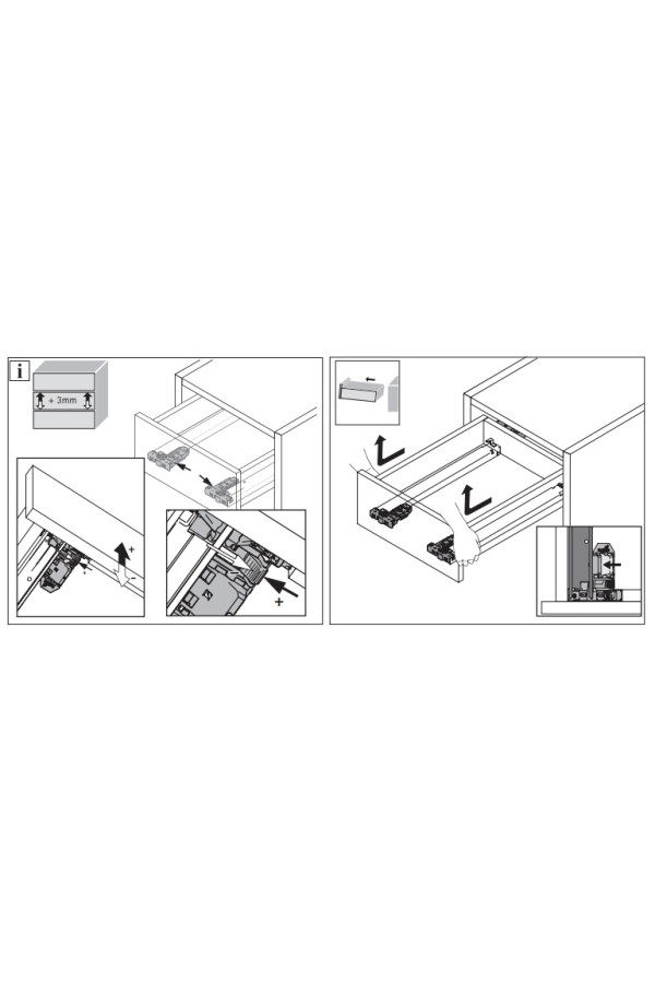 Хеттих/AvanTech You* направляющие ACTRO You Silent System 270мм, 40кг/9318186