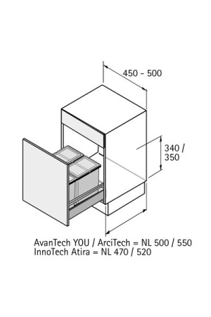 Хеттих/Система сбора мусора Bin.it Smart 450/500 для InnoTech Atira/ArciTech, KB450/500 / 9208750