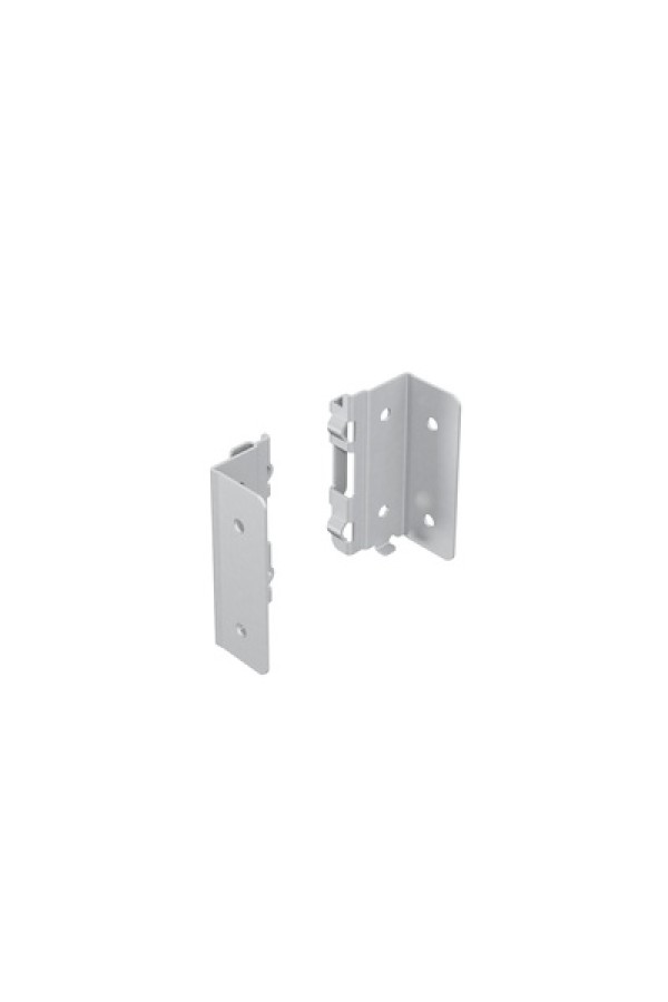Хеттих/AvanTech You* соединитель задней стенки, h101мм, левый, серый (20)/9257666
