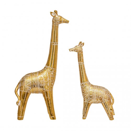 Жираф декоративный, Д130 Ш70 В230, золотой
