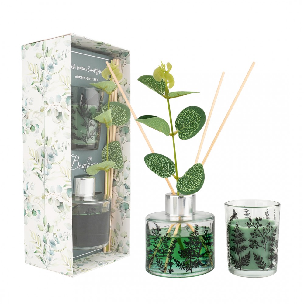 Арома сет FRESH LEMON & EUCALYPTUS, 80 мл., Д105 Ш75 В240