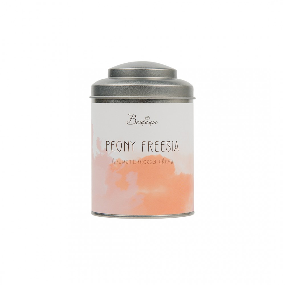 Ароматическая свеча PEONY FREESIA, Д75 Ш75 В110