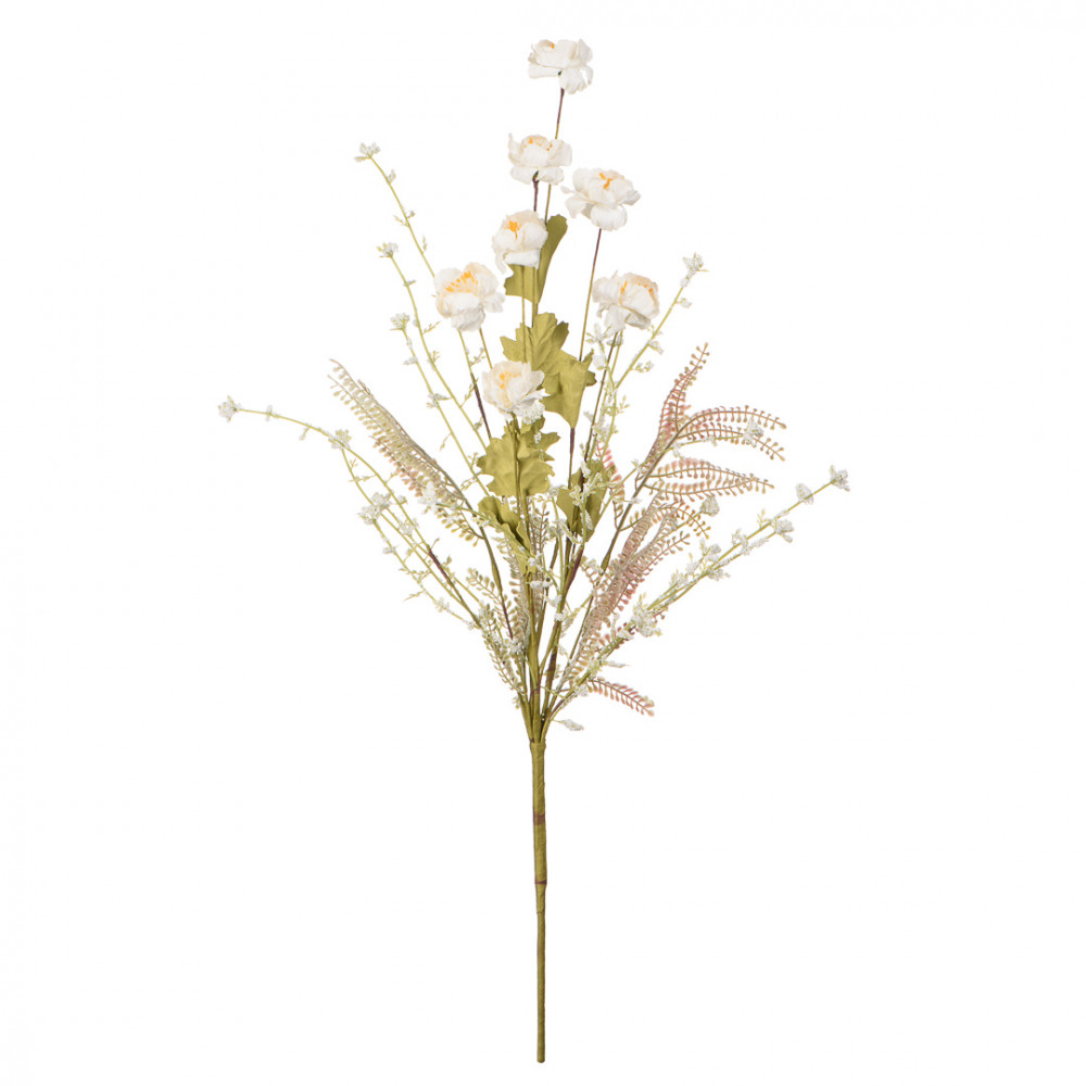 Искусственный цветок Гвоздика полевая, В600, кремовый