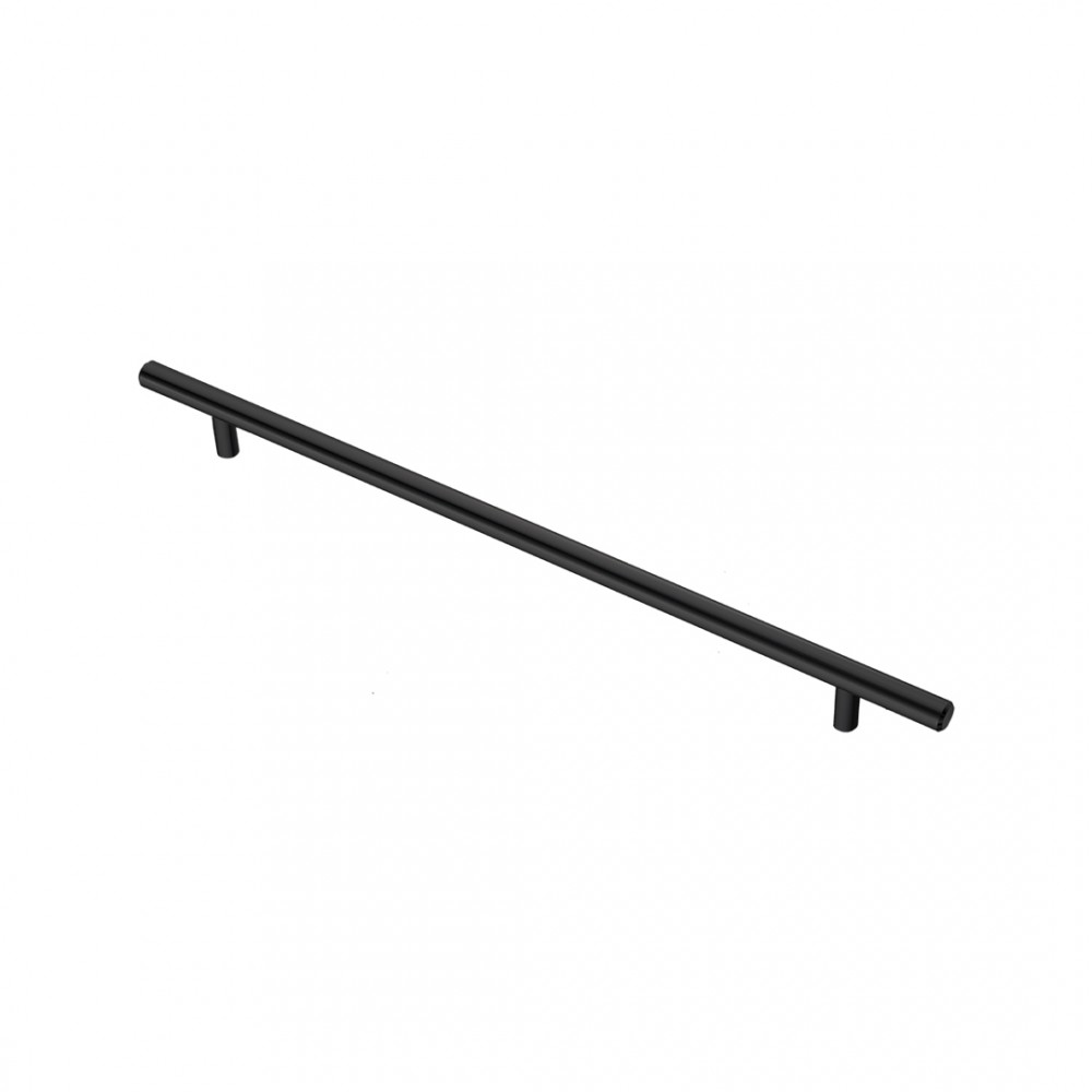 Ручка-рейлинг Ø10 мм, 384 мм, матовый черный