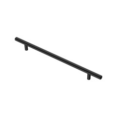Ручка-рейлинг Ø10 мм, 224 мм, матовый черный