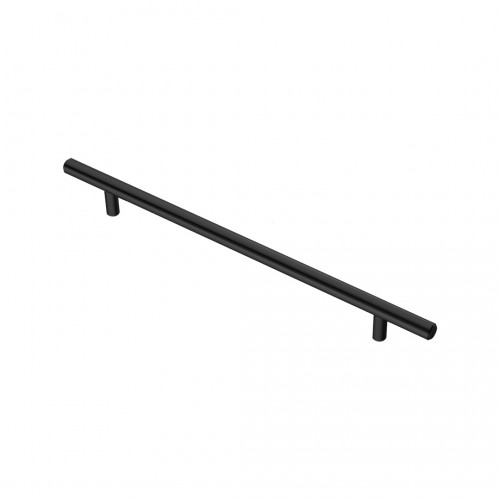 Ручка-рейлинг Ø10 мм, 224 мм, матовый черный