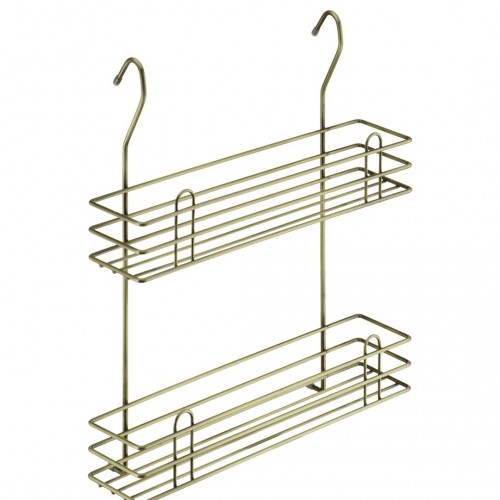 Полка для специй двухъярусная тип-2, античная бронза