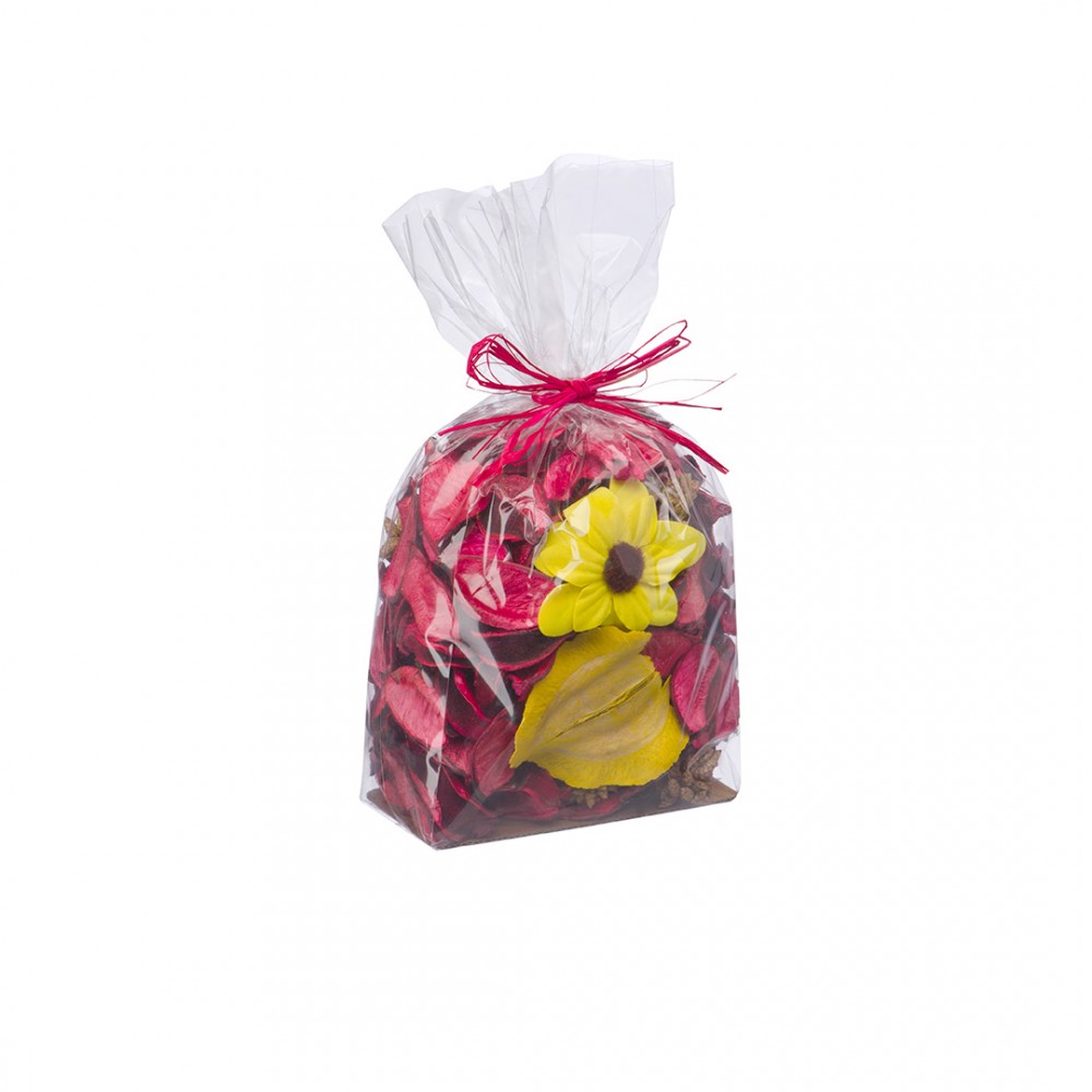 Набор сухоцветов из натуральных материалов, с ароматом клубники, Д100 Ш75 В155, пакет