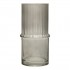 Декоративная ваза из комбинированного стекла, Д111 Ш111 В215, серый