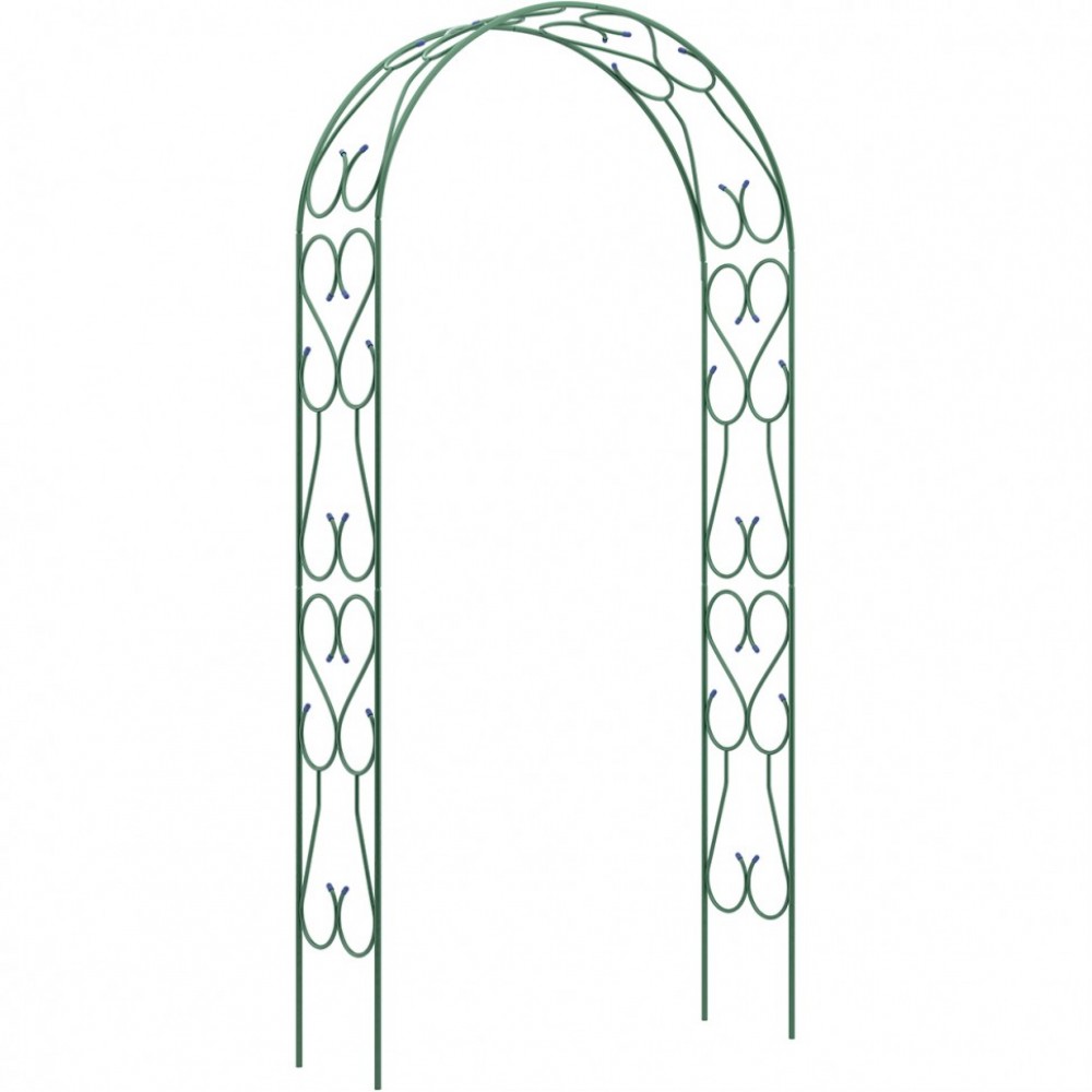 Арка садовая разборная «Узорная широкая» 2.5 х 0.38 х 1.2 м Россия