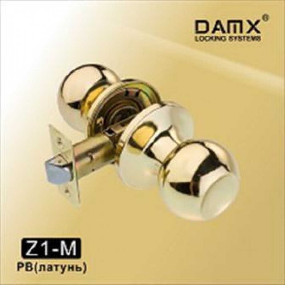 Ручка защёлка (шариковая) DMAX Z1-M Цвет: PB - Золото