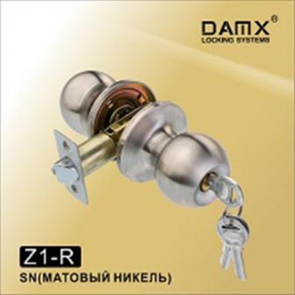 Ручка защёлка (шариковая) DMAX Z1-R Цвет: SN - Матовый никель