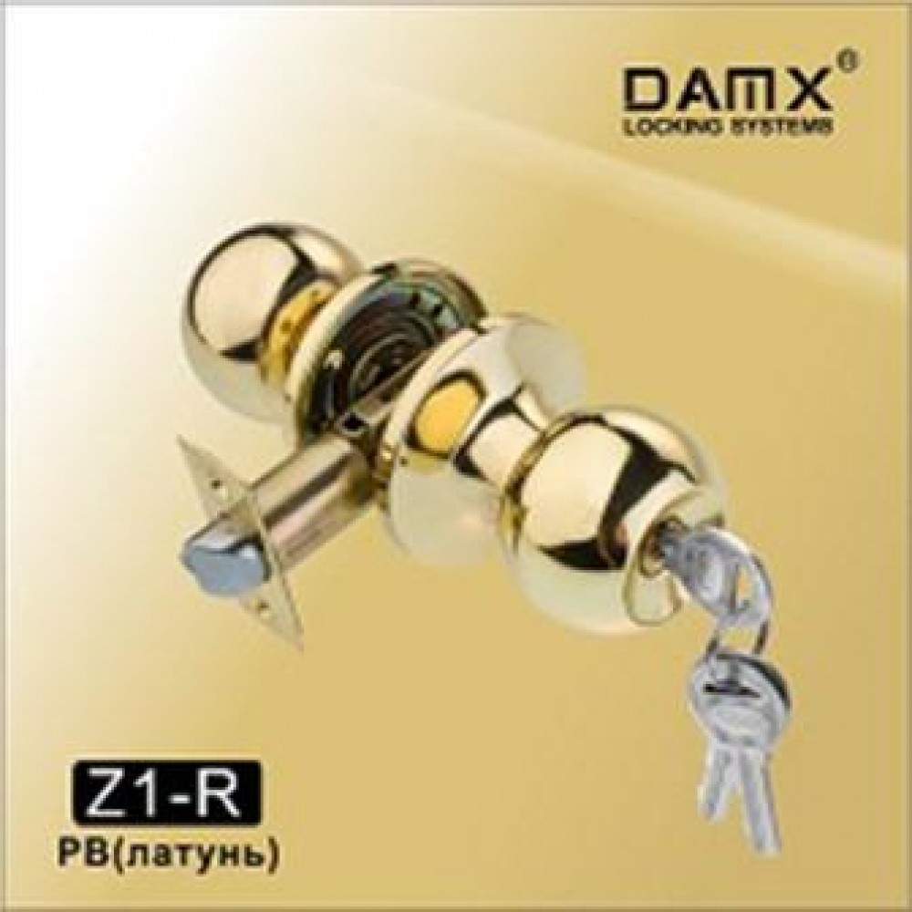 Ручка защёлка (шариковая) DMAX Z1-R Цвет: PB - Золото