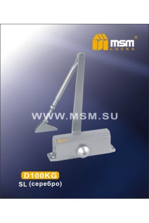 Доводчик D100KG Серебро (SL)