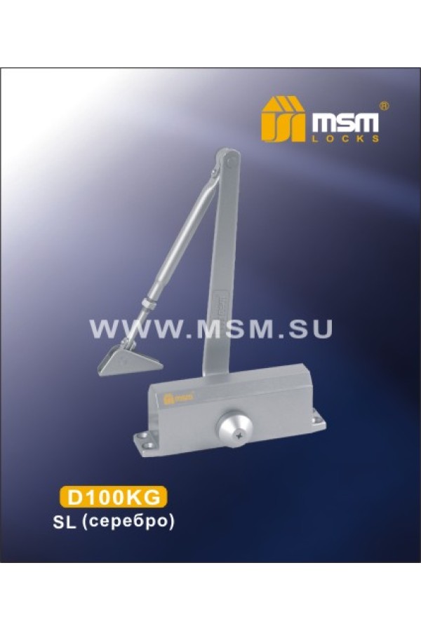 Доводчик D100KG Серебро (SL)