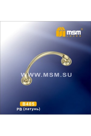 Ручка скоба B405 Полированная латунь (PB)