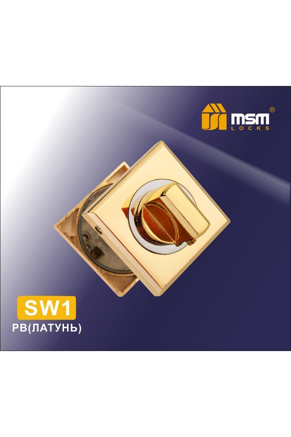 Накладка-фиксатор SW1 Полированная латунь1 (PB1)