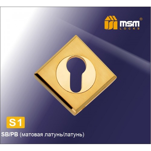 S1 Матовая латунь1 / Полированная латунь1 (SB1/PB1)