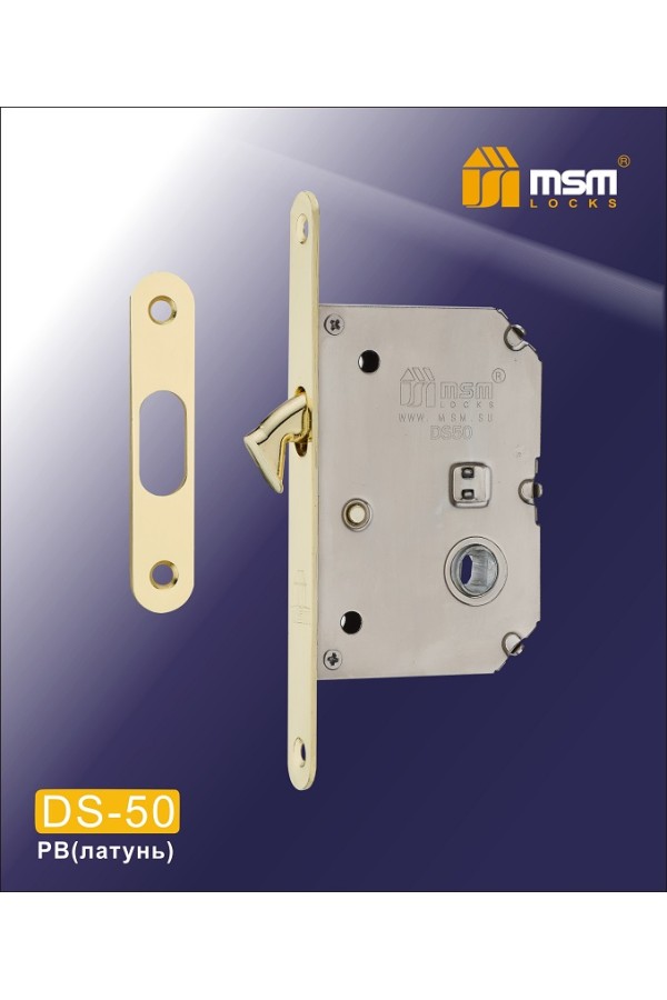 Врезной механизм DS-50 Полированная латунь (PB)